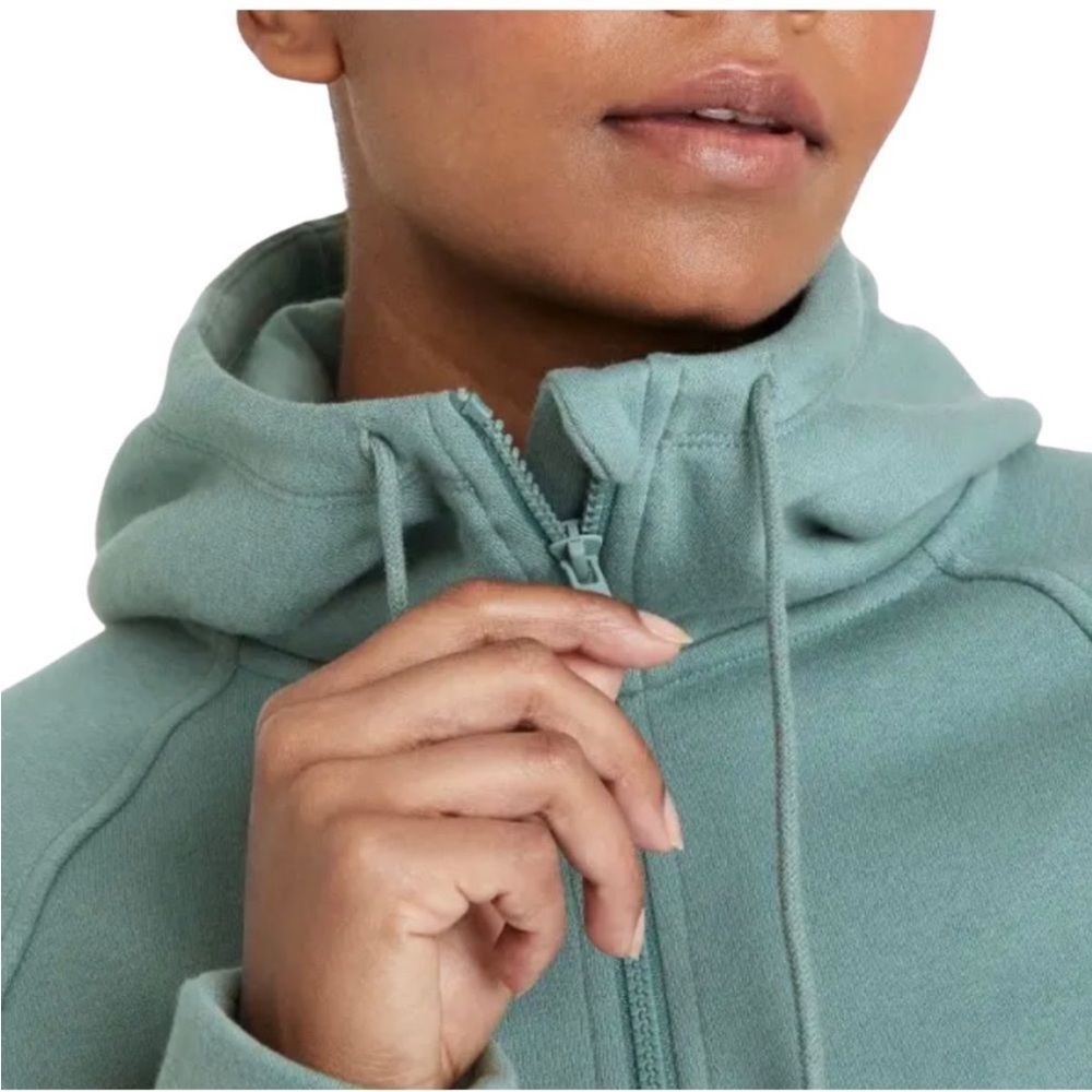 All In Motion Women’s Fleece Full Zip Hooded Sweatshirt - Picture 4 of 8